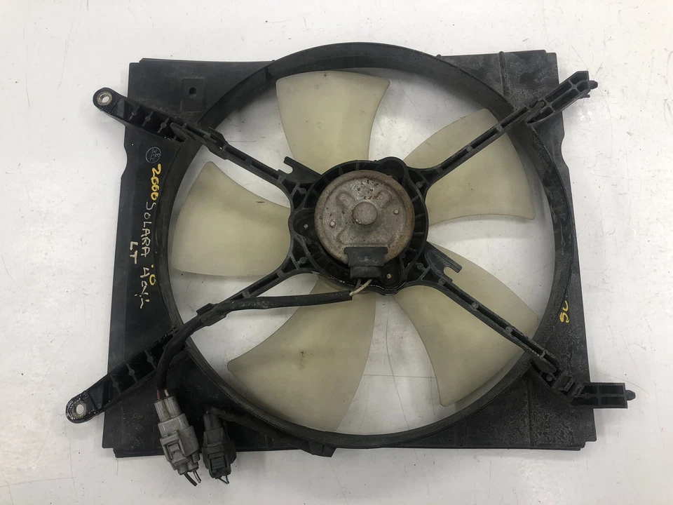 Ventilador de refrigeración radiador eléctrico lado izquierdo Toyota Solara 2000 2001 OEM 2877 Foto 3 de 4