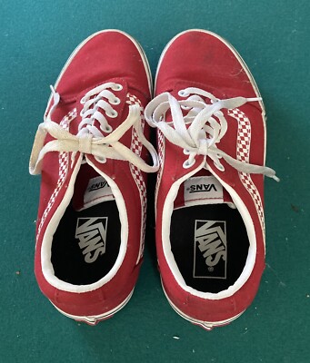 Vans Old Skool Womens Shoes Size Color Red These Are In