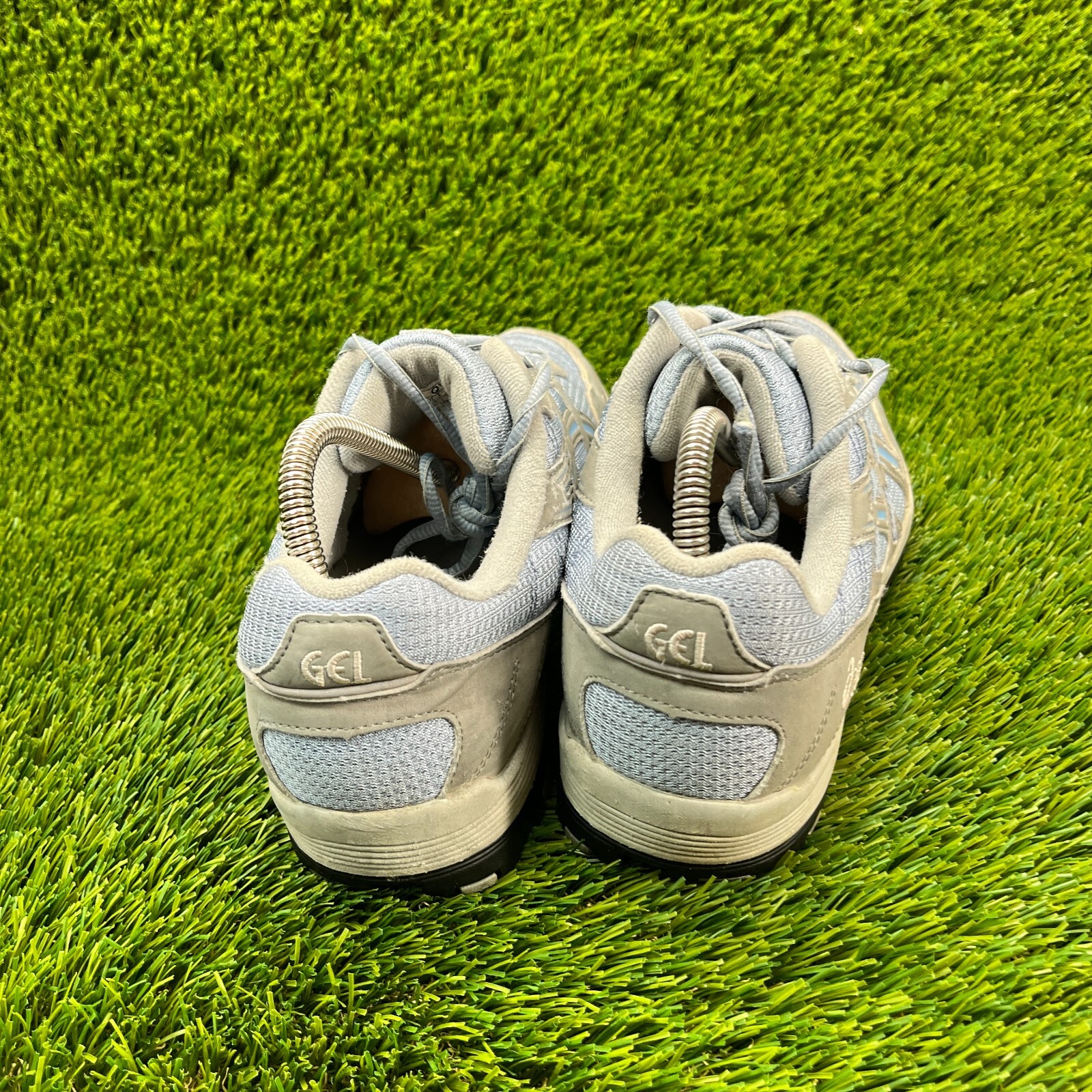 Asics Gel Yama Womens Size 10 Gray Blue Athletic Running Walking Shoes Sneakers