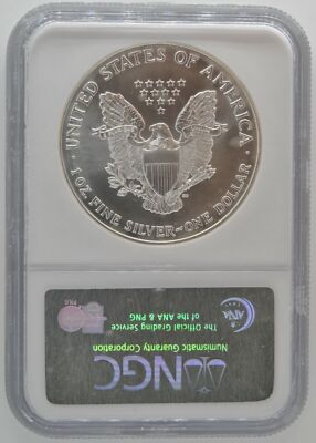 2000 American Silver Eagle Certified NGC MS 69 $1 Dollar 1 Oz Coin