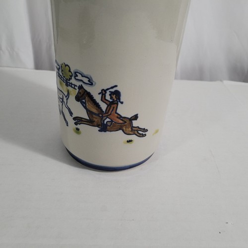 Louisville Stoneware Tally Ho Fox Run Rare Utensil Holder Container - Picture 2 of 7