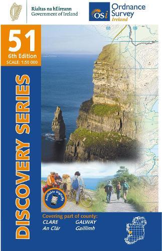 Clare, Galway (Map) Irish Discovery Series