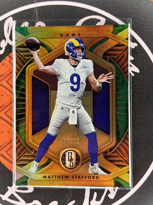 2021 Gold Standard Matthew Stafford - Emerald FOTL /11 #55 Los Angeles Rams