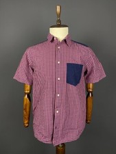 Carhartt WIP Multicolor Check Short Sleeve Button Up Shirt Size L