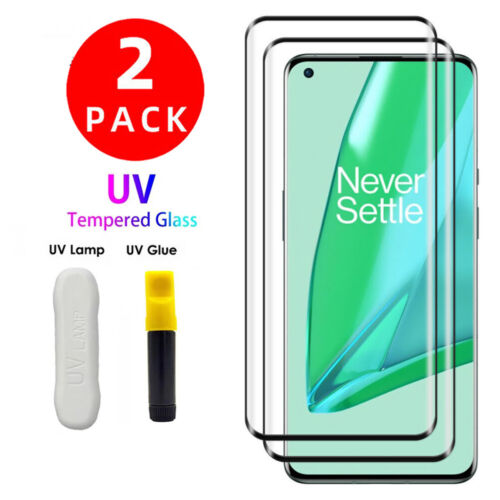 UV Full Edge 3D Curved Tempered Glass Screen Protector For OnePlus 9 Pro/10 Pro - Picture 1 of 9