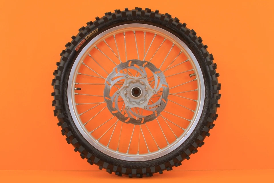 00-02 2001 KTM 250 SX OEM completo llanta delantera buje conjunto de neumáticos 21x1,60 Foto 4 de 4