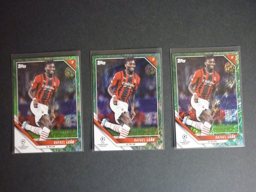 Rafael Leao #151 2021 Topps UEFA Champions League Jade card