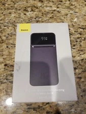 Baseus 10000mAh Magnetic Mini 20W Wireless Fast Charge Power Bank BLACK Open-box