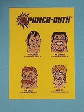 1989 Topps Nintendo Game Tips Punch Out!! Don Flamingo Mr Sandman #20 🥊