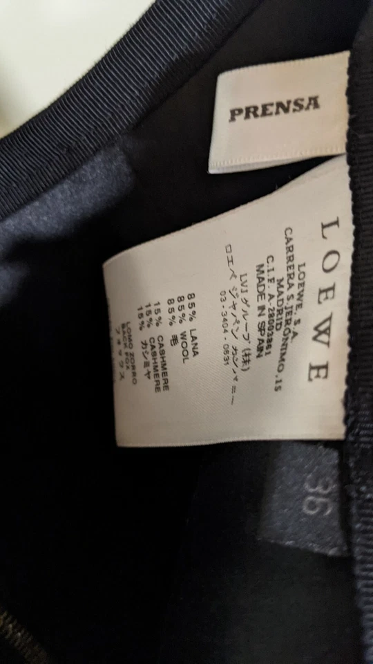 Falda Loewe Otoño 2009 Pasarela Piel de Zorro Negra Cuentas 36 Foto 3 de 4