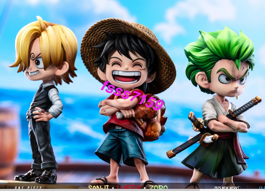 XOX Studio One Piece Luffy Sanji Zoro Model Pre-order 3Pcs Painted