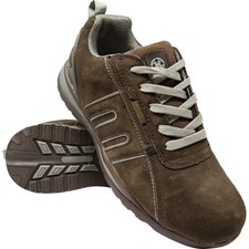 ** MENS WOMENS SAFETY TRAINERS SHOES BOOTS WORK STEEL TOE CAP ANKLE SIZE LADIES