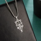 Vintage Sephirot Kabbalah Tree of Life Necklaces Men Women Pendant Necklace