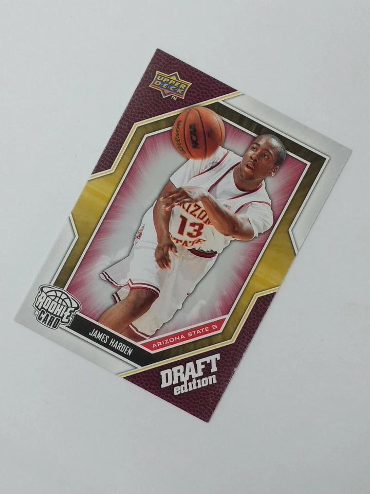 2009-10 Upper Deck Draft Edition JAMES HARDEN RC Rookie #40, Rockets - Image 2 of 4