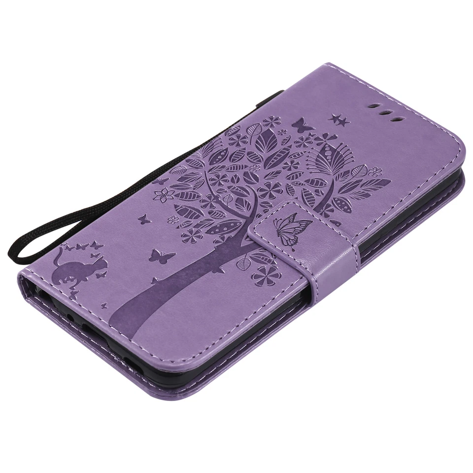 Embossing PU Leather Flip Wallet Case Phone Cover for LG K20 K30 K12 K10 Plus K8 - Image 2 of 4