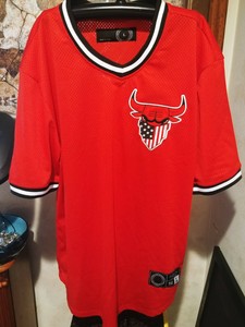 red jordan baseball jersey