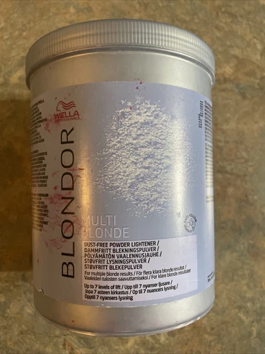 New Wella Blondor Multi Blonde Powder Lightener Blue Bleach Powder Shelfwear