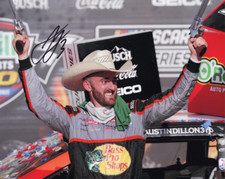 AUTOGRAPHED 2020 Austin Dillon 3 Bass Pro TEXAS WIN Victory Lane RCR Team Sig