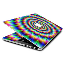 Skin Wrap for MacBook Pro 15 inch Retina Trippy hologram dizzy