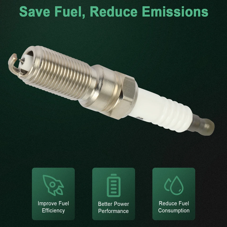 6x bujías de iridio y platino para Ford Transit-150 2015-2019 3,5 L V6 Foto 4 de 4