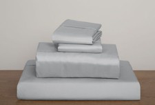 Silver Solid Luxury Bedding Collection 1000 TC 100 Egyptian Cotton All US Size