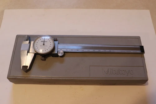 Authentic Mitutoyo Metric 150mm Dial Calper. Pre- owned.