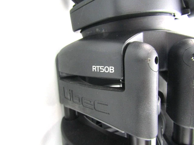 Libec RT50B 3 级铝制三脚架,LX10 流体头带 DL-3RB 可折叠推车 — 第 3/4 张图片