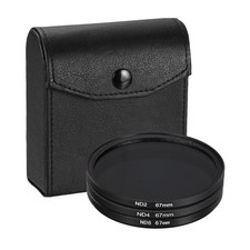 67mm ND2/ND4/ND8 Digital Essentials Filter Kit Circular Camera Filters, Black