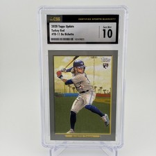 2020 Topps Update Turkey Red-Bo Bichette #TR-11 RC CSG 10 Gem Mint BlueJays/Mets
