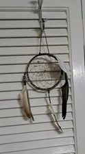 12" Handmade Dreamcatcher With Feathers And Beads, NWT