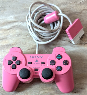 Sehr guter gebraucht Zustand ! Pink DUALSHOCK 2 Controller Sony PlayStation PS2