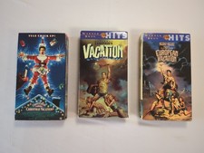 Lot of 3 National Lampoon's Christmas Vacation/Vacation/European Vacation VHS