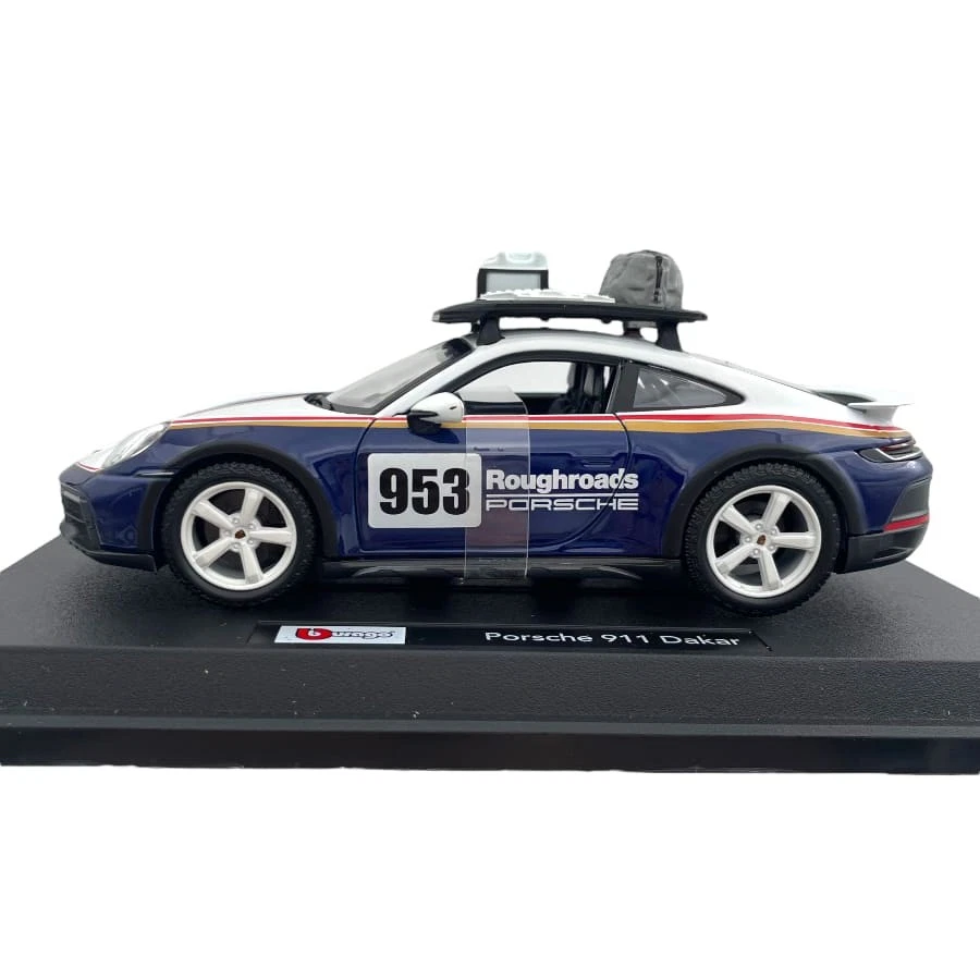 Modellino Auto Bburago 1/24 Porsche 911 Dakar #953 2023 - Immagine 3 di 4