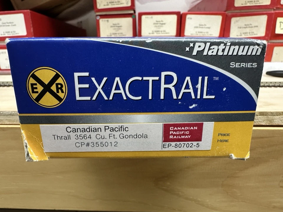 Exactrail Platinum Canadian Pacific Thrall 3564 Cu Ft Gondola CP#355012 NOS - Image 2 of 2