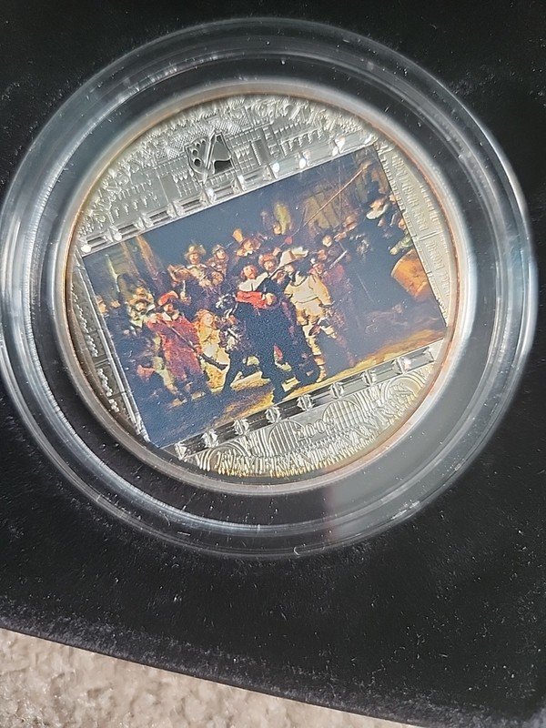 Cook 2009 20$ Masterpieces of Art Rembrandt The Night Watch 3 oz Silver Coin