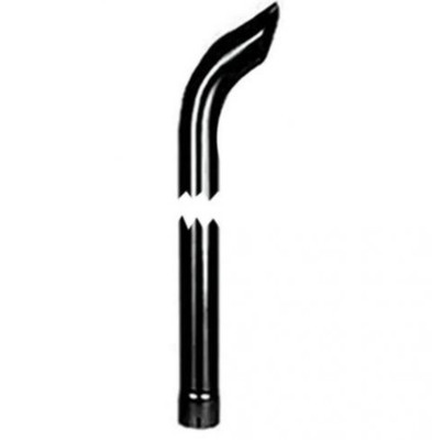 Universal Exhaust Stack Bended End Pipe Curved Black 4-1/2'' x 38'' for Tractors
