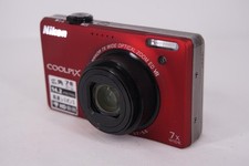  MINT Nikon COOLPIX S620 16.0MP 10x Zoom Digital Camera RED From US From JAPAN