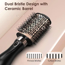 SKIMI Hair Dryer Brush, Blow Dryer Brush with Tool Set for Straightening/Drying/