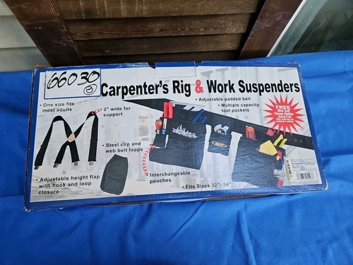 AWP Trapjaw Suspension Rig Carpenters Tool Belt Suspenders NEW - Picture 6 of 8