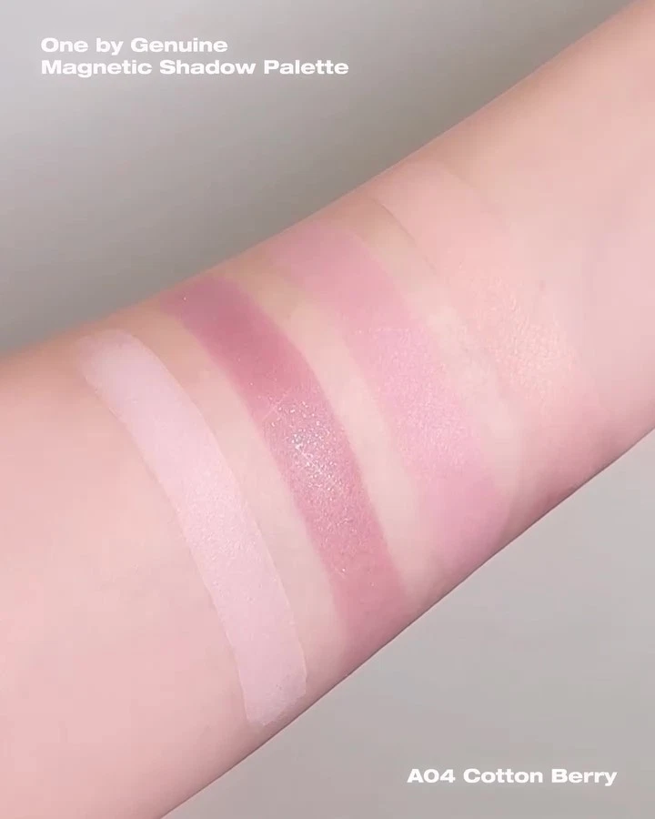 TOOQ One by Genuine Magnetic Eye Shadow 7.5g #A04 Cotton Berry 2025 NEW K-Beauty - Image 4 of 4