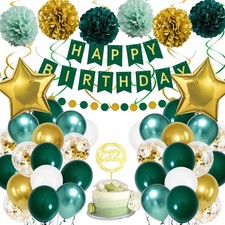 Geburtstagsdeko Luftballons Gold Konfetti Ballons 12 Zoll