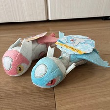 Pokemon Petit Pastel Latias Latios Mascot Plush Set of 2 Pokemon Center Used