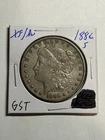 1886-S MORGAN SILVER DOLLAR AU TOUGH DATE SAN FRANCISCO MINT