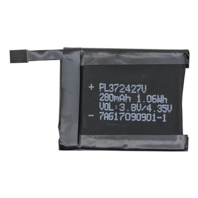 Replacement Battery PL372427V for Huami Amazfit PACE A1602 A1612 280mAh 1.06Wh