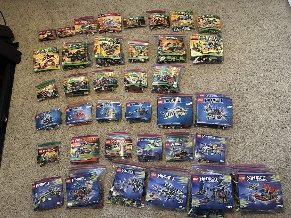 Rare LEGO Ninjago Lot 100% Complete Used 40+ Sets (READ