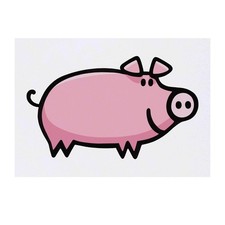 'Pig' Temporary Tattoos / Transfers TO00037896 