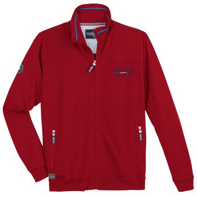Redfield Sweatjacke XXL Stehkragen maritim 42.5°N rot