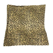 Vintage Ralph Lauren Aragon Leopard Print Euro Sham