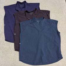 Figs Scrub Lot Of 3 Shirts Tops Women Large Blue Purple Medical Nursing 3 Pieces