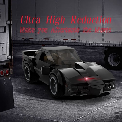 Knight Rider KITT Classic TV Car Building Block Set Compatible with LEGO Bricks - Picture 6 of 8